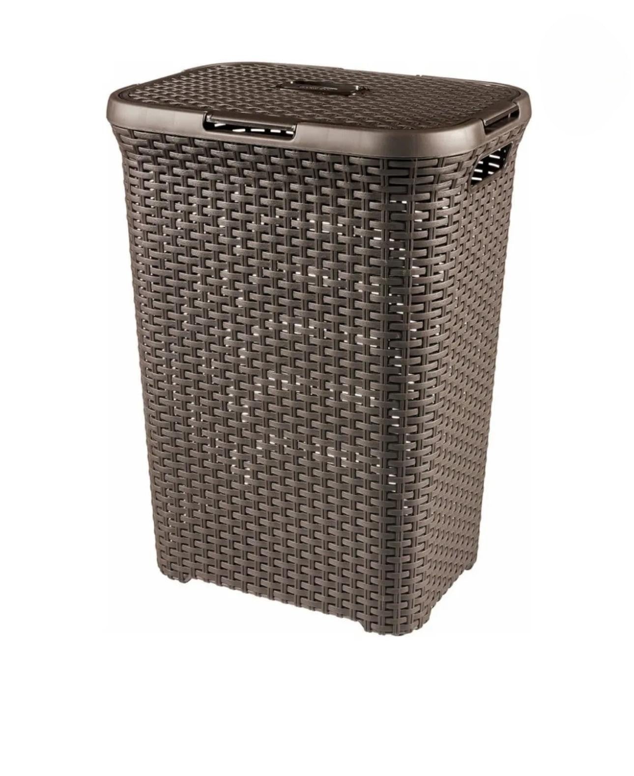 PLAST. CESTA RATTAN BASKET 60LT