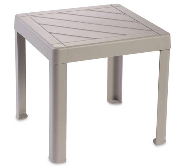 PLAST. TAVOLINO POP GRIGIO TALPA 40X40X38CM