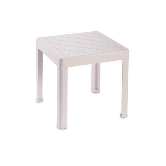 PLAST. TAVOLINO POP BIANCO 40X40X38CM