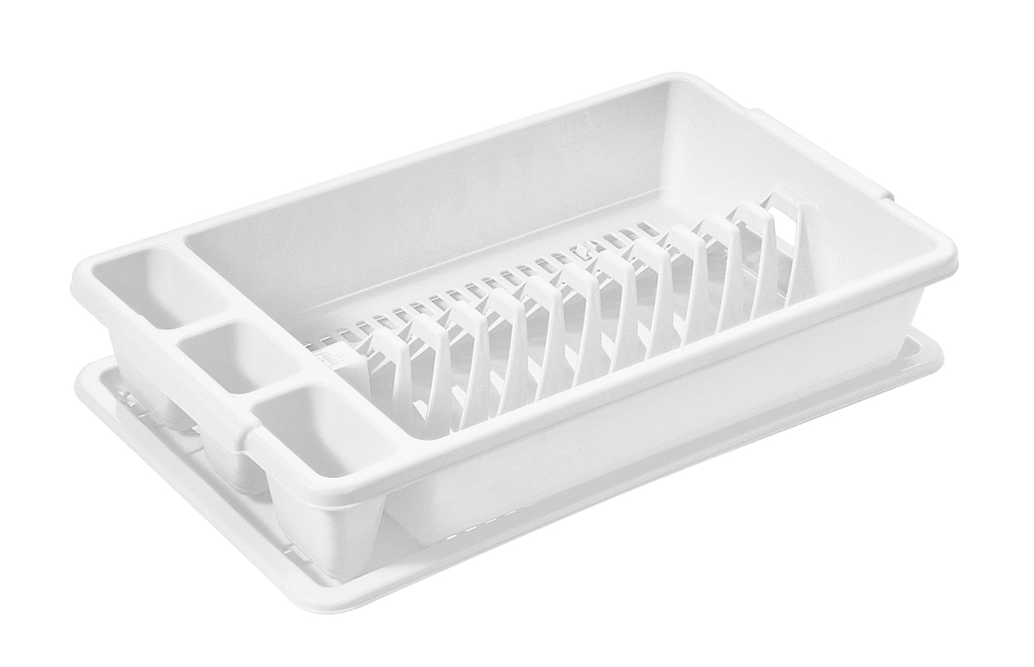 TONTARELLI SCOLAPIATTI PICCOLO+VASSOIO BIANCO