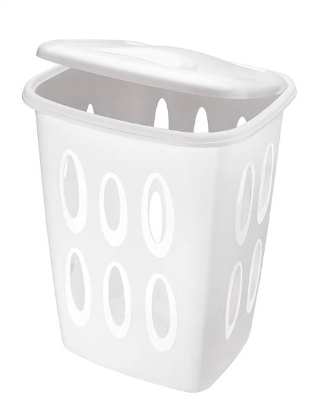 TONTARELLI LAUNDRY BOX 45LT FORATO BIANC 45 L | 41 X 33.2 X H 54.4 CM