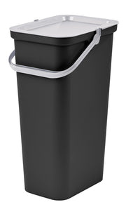 TONTARELLI PATTUMIERA 25LT MODA NERO/BIA