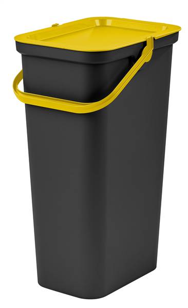 TONTARELLI PATTUMIERA 40LT MODA NERO/AMB 