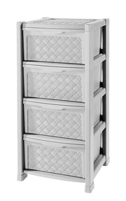 TONTARELLI CASSETT ARIANNA 4CASS GRIGIO 