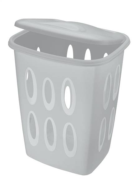 TONTARELLI LAUNDRY BOX 45LT FORATO GRIGI 45 L | 41 X 33.2 X H 54.4 CM