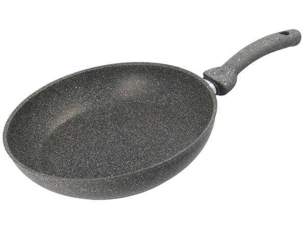 CUORE DI PIETRA PADELLA CM.28 IND C/C INDUZIONE + COPERCHIO VETRO