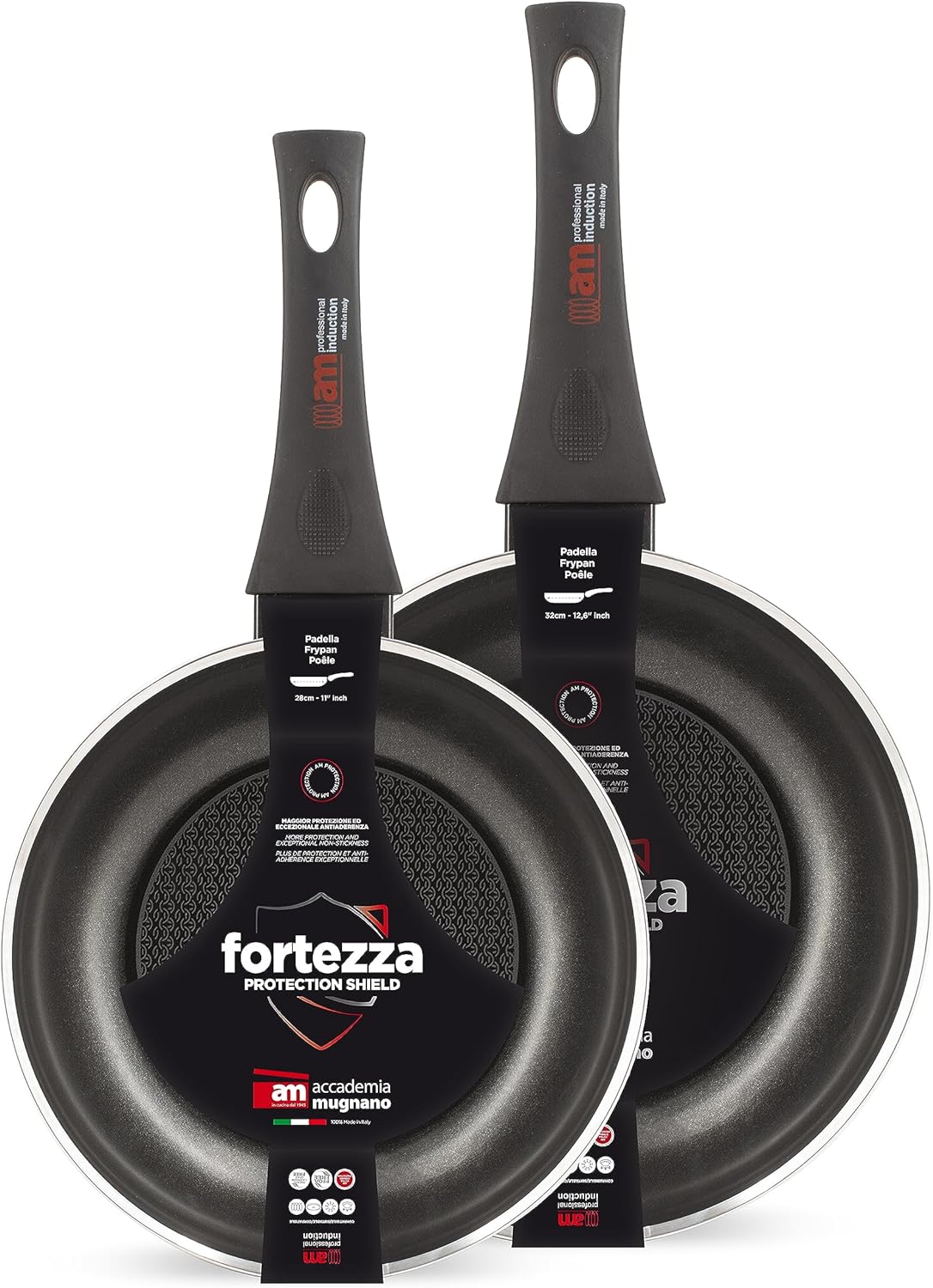 AM FORTEZZA PROTECTION PADELLA CM.24 IND IDONEA PER L'INDUZIONE