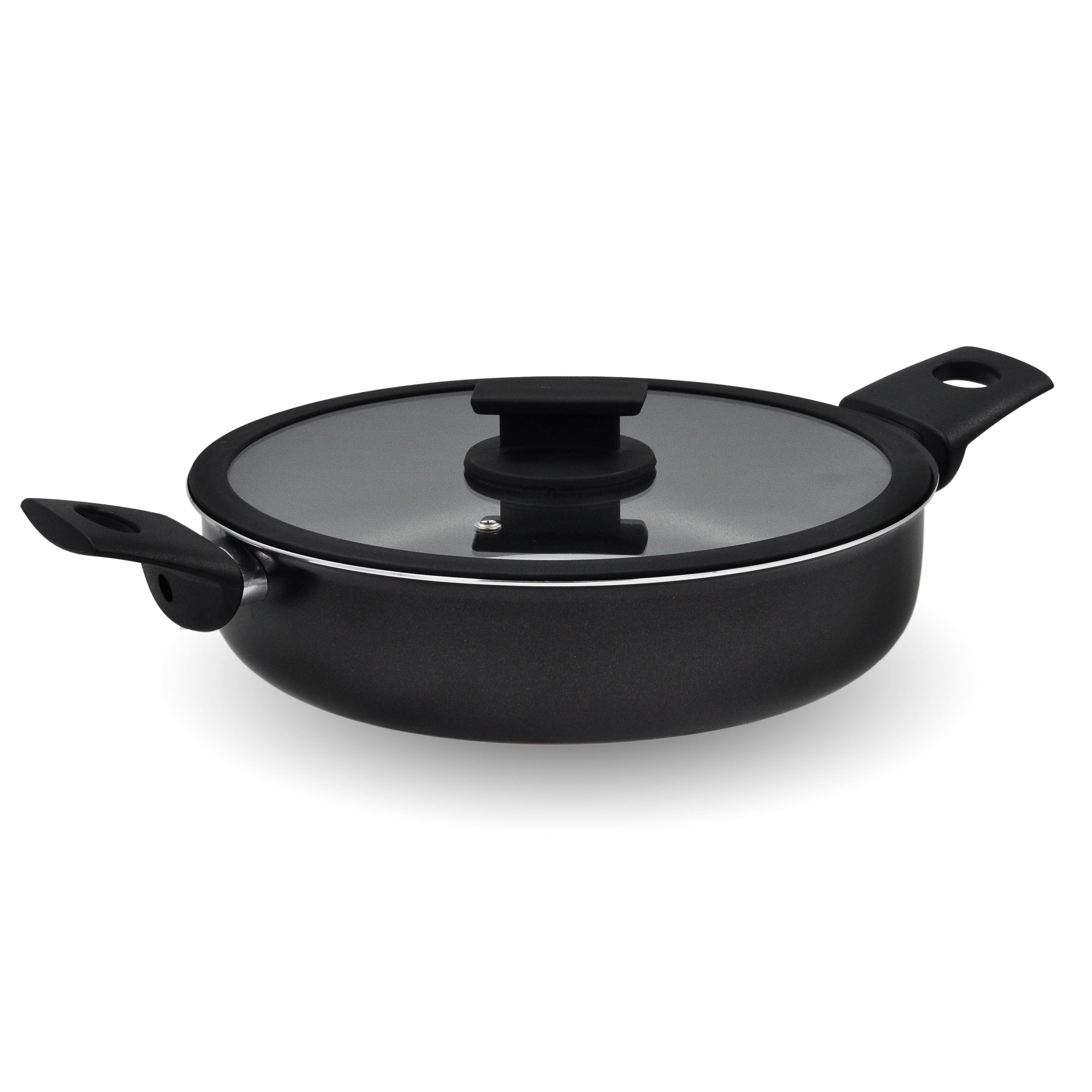 AM VULCANO TEGAME CM.26 C/COP VETRO