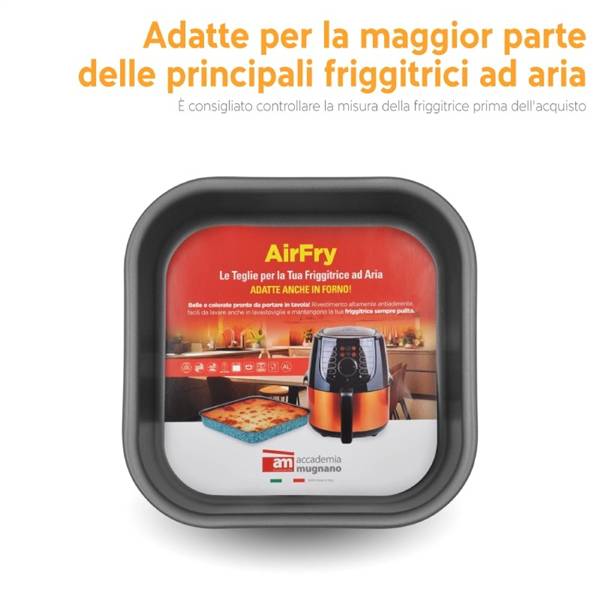 AM AIR FRY TEGLIA QUADRA CM.20X20 