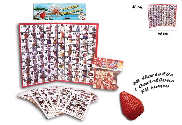 APEL SET TOMBOLA NAPOLETANA IN BUSTA 
