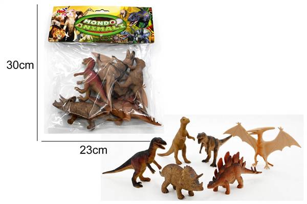 APEL BUSTA DINOSAURI 6PZ 
