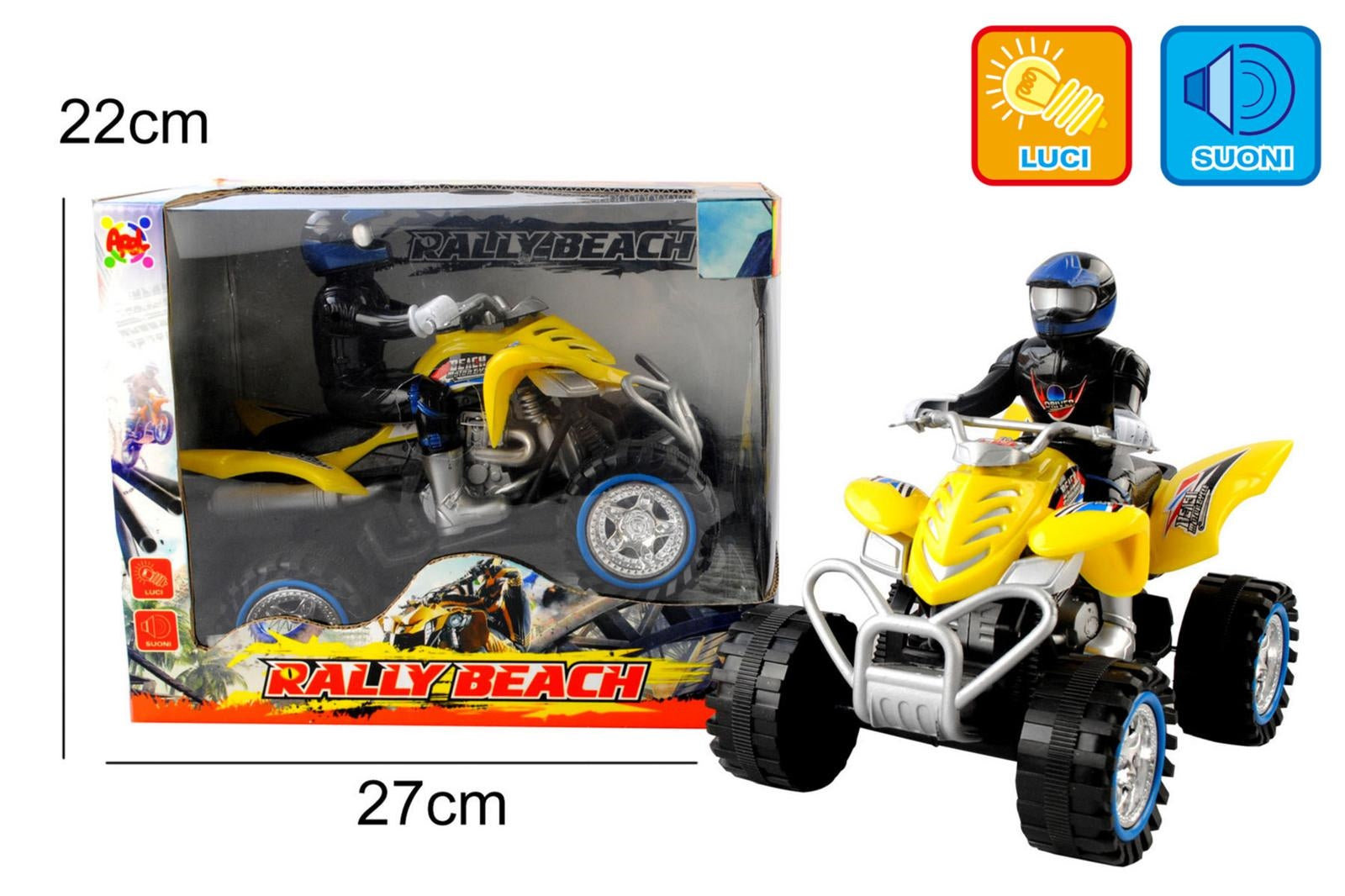 APEL MOTO C/PERSONAGGIO C/LUCI & MUSICA ART.36150