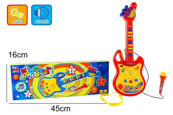 APEL CHITARRA C/MICROFONO COLORI AS 