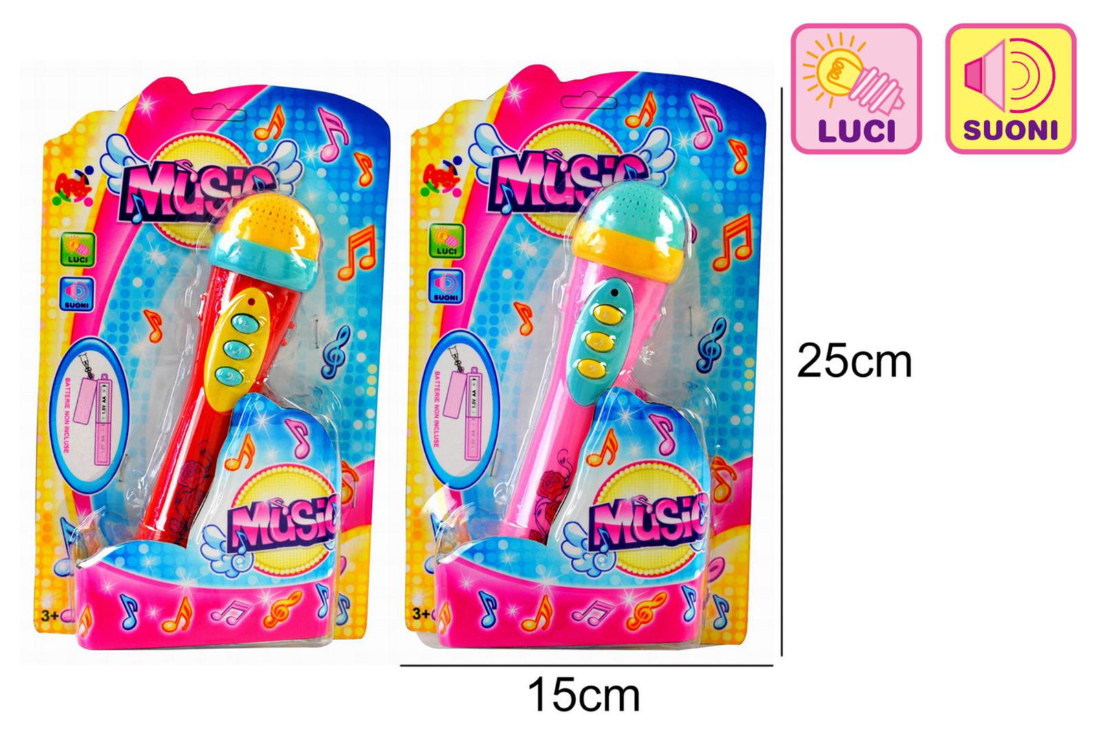 APEL MICROFONO MUSICALE 2 COLORI