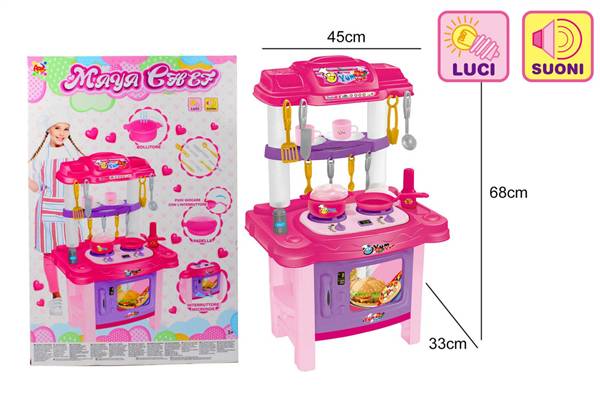 APEL SET CUCINA  MAYA C/LUCI & MUSI 