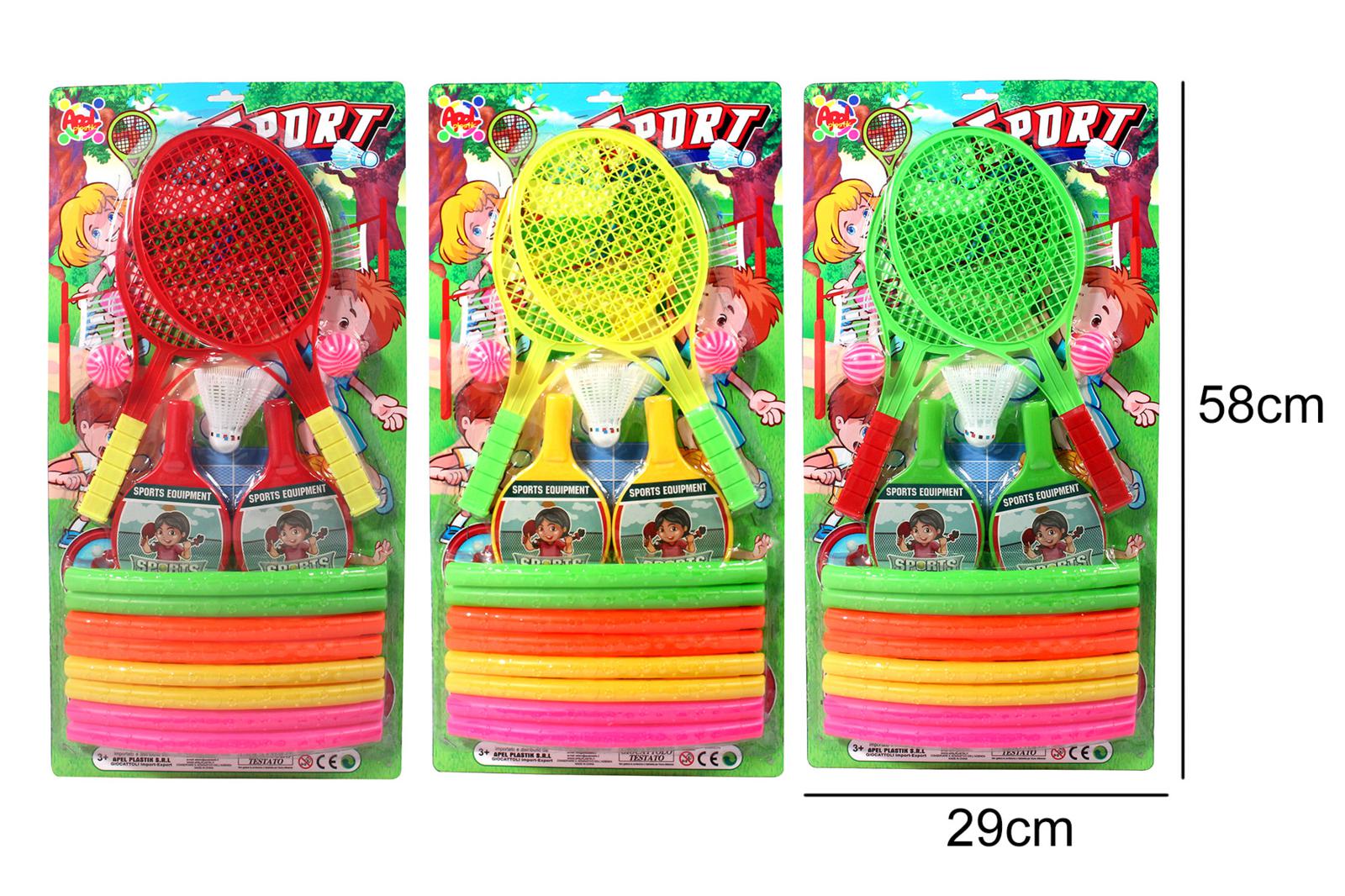 APEL 2 RACCHETTE + 2 PINGPONG + ULAOP