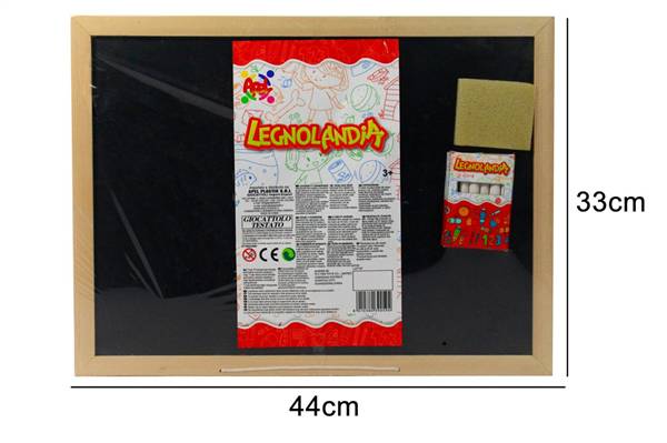 APEL LAVAGNA CON GESSI 44CM SERIE LEGNO 