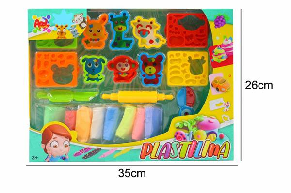 APEL SET PLASTILINA CON FORMETTE 2ASS 