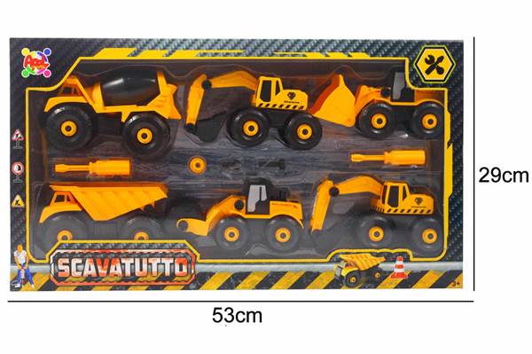APEL SET 6PZ AUTOMEZZI SCAVATUTTO 