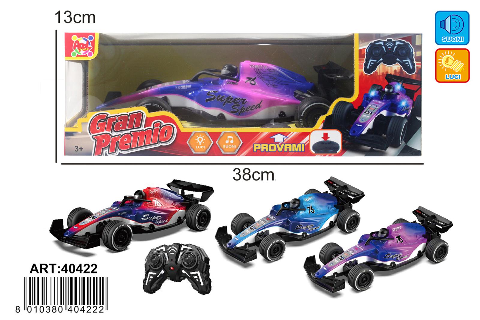 APEL AUTO GRAN PREMIO R/C C/LUCI ASS ART.40422