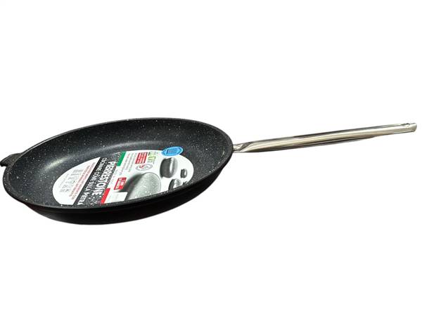 ANTIK ARS PADELLA BASSA CM.28 MAN INOX PIERRESTONE INDUZIONE