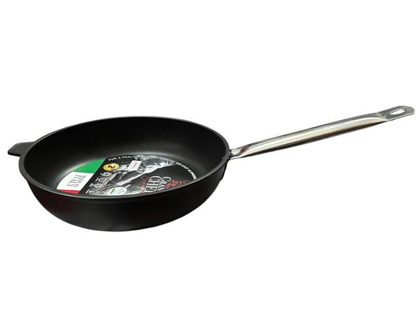 ANTIK ARS PADELLA ALTA CM.24 MAN INOX 