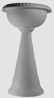 BRONZO FIORIERA VENEZIA DM.42 ALTA COLOR BIANCO