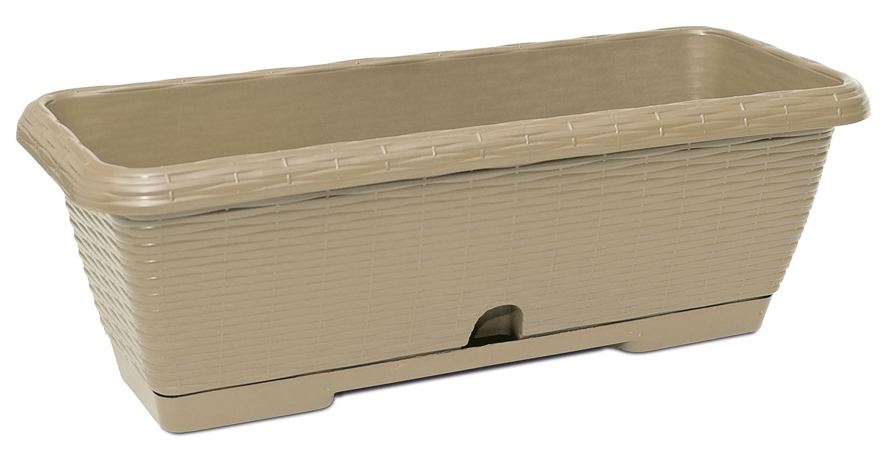 BRONZO BALCONETTA VIMINI CM.40 BIANCO