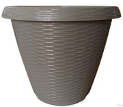 BRONZO VASO VIMINI CM.35 TORTORA