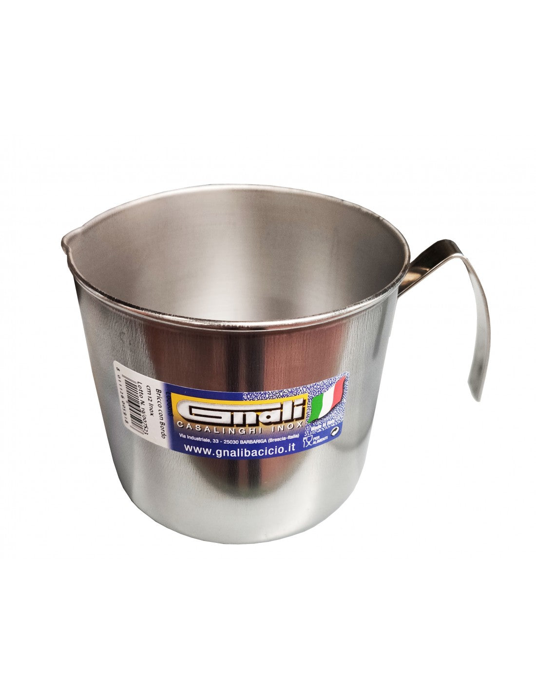 GNALI BRICCO C/BORDO INOX CM.12
