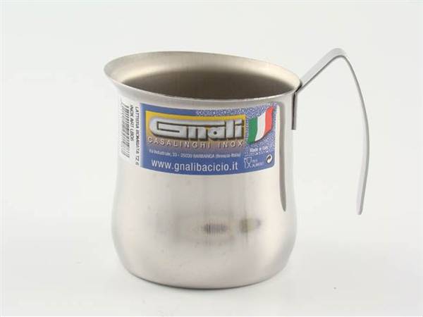 GNALI LATTIERA BOMBATA 12TZ INOX 18/10 