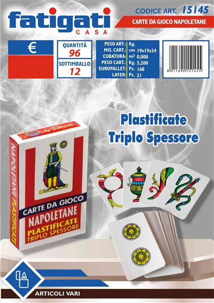 FATIGATI CARTE DA GIOCO NAPOLETANE 
