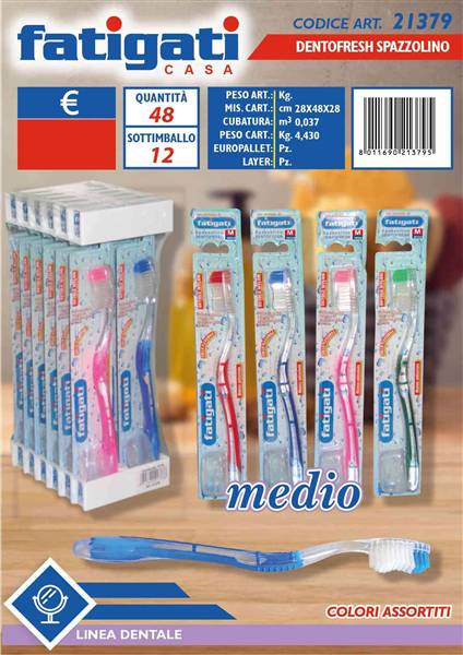 FATIGATI SPAZZOLINO DENTOFRESH  MEDIO
