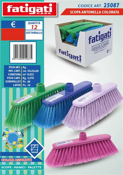 FATIGATI SCOPA ANTONELLA COLORATA 
