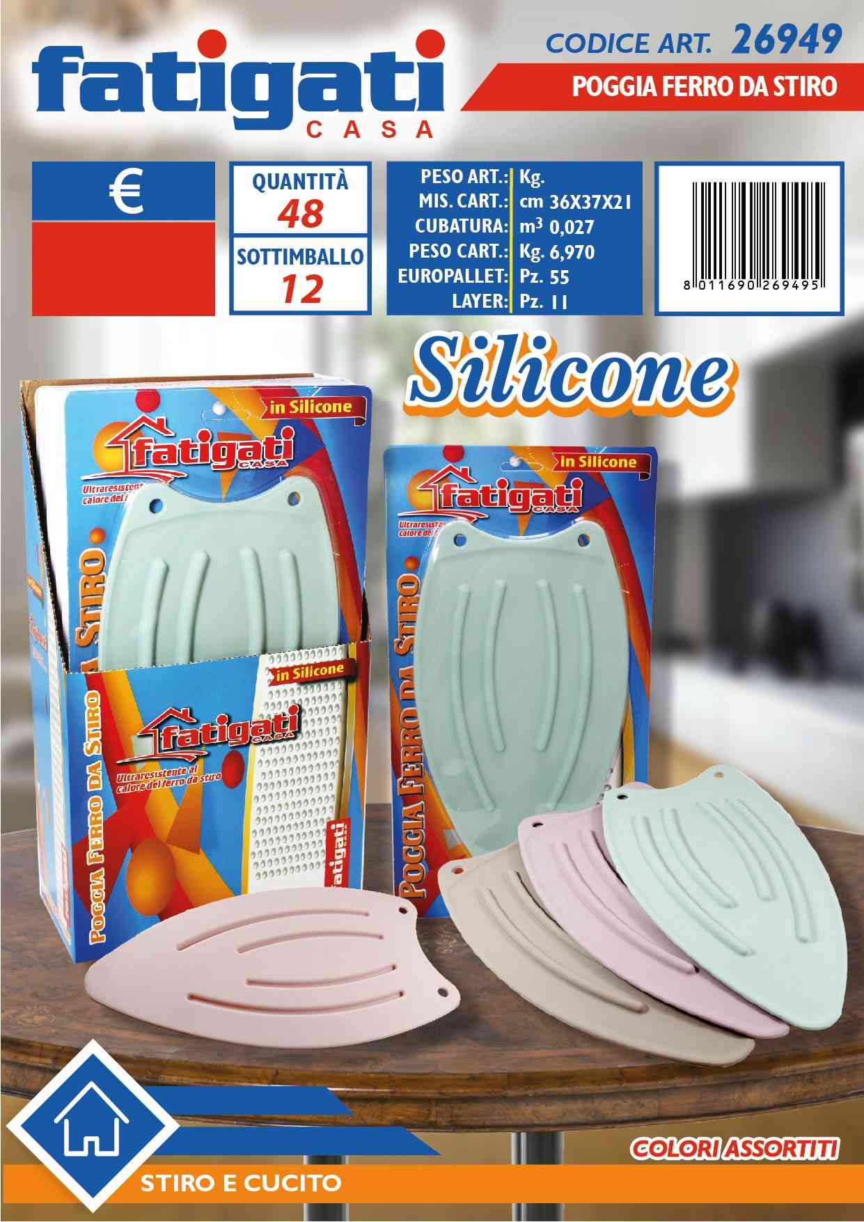 FATIGATI POGGIA FERRO DA STIRO IN SILICONE