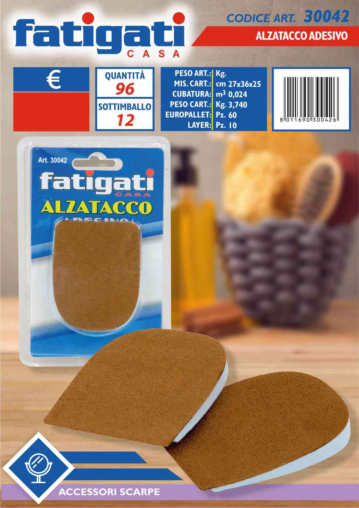FATIGATI ALZATACCO ADESIVO