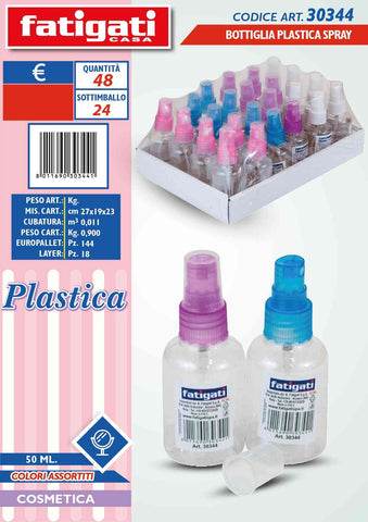 Fatigati Bottiglia Plastica Spray 50ml