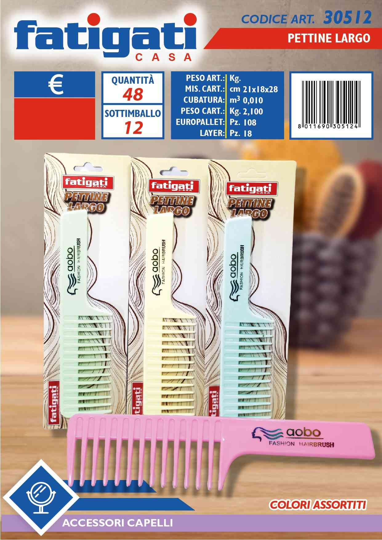 FATIGATI PETTINE LARGO
