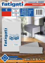 FATIGATI TOVAGLIA PARTY 137X180CM SILVER