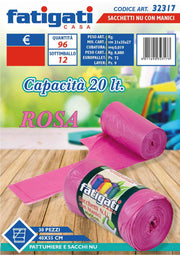 FATIGATI SACCHETTI C/MAN 30PZ 40X55 ROS