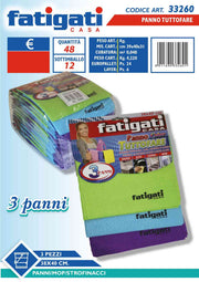 FATIGATI PANNO TUTTOFARE 3PZ 38X40CM.
