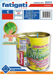 FATIGATI CANDELA CITRONELLA T3 