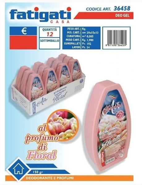 FATIGATI DEO GEL 150GR AROMA FLORAL 