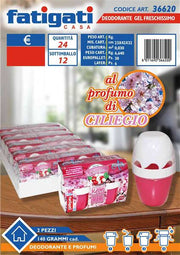 FATIGATI DEO GEL 140GR. 2PZ CILIEGIO 