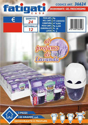 FATIGATI DEO GEL 140GR. 2PZ LAVANDA 