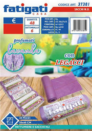 FATIGATI SACCHI C/LACCI 20PZ 50X60 LAVAN 