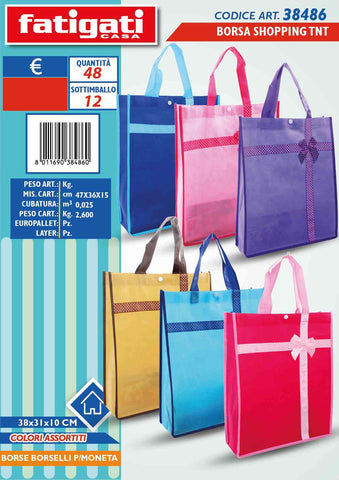 FATIGATI BORSA SHOPPING TNT 38X31X10 CM