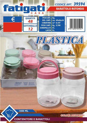 FATIGATI BARATTOLO PLASTICA ROTONDO 1LT 