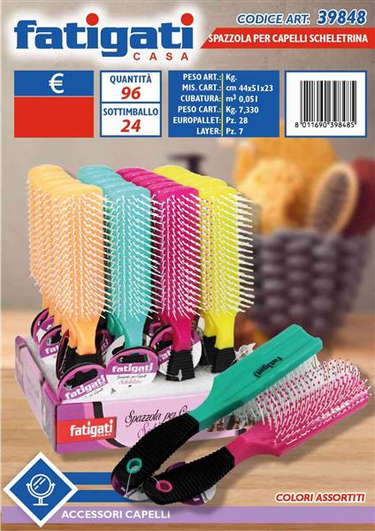 FATIGATI SPAZZOLA CAPELLI SCHELETRINA 