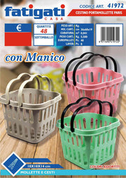 FATIGATI CESTINO P/MOLLETTE C/MAN. PARIS